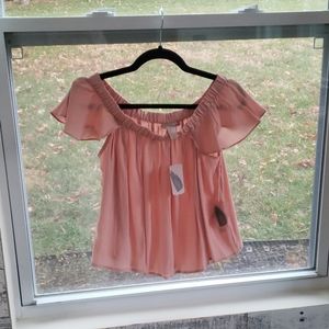 NWT Forever 21 Off the Shoulder Blouse S